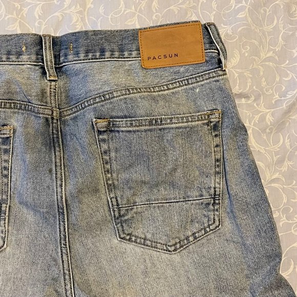 PacSun Men's Distressed Slim Taper Jeans (Size 31 X 32) - Picture 4 of 8
